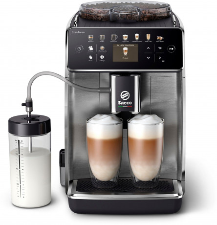 Saeco Saeco Kaffeevollautomat GranAroma SM6585/00, individuelle Personalisierung: CoffeeMaestro, 16 Kaffeespezialitaten Полностью автоматическая кофемашина Saeco GranAroma SM6585/00, индивидуальная персонализация: CoffeeMaestro, 16 сортов кофе