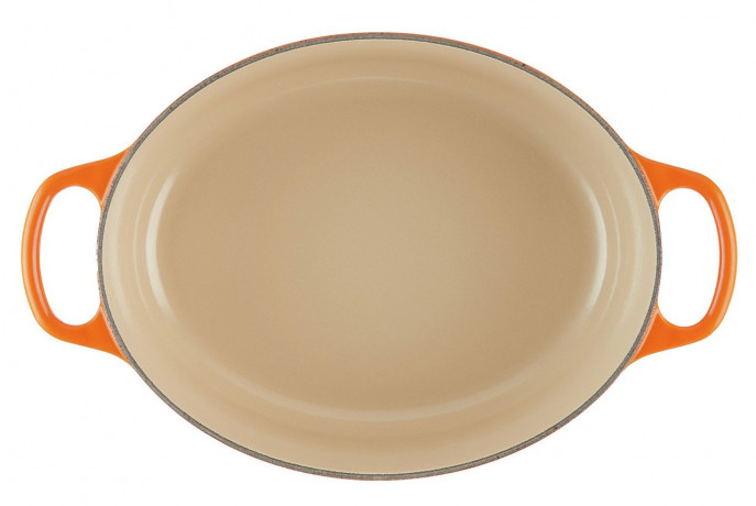 Le Creuset LE CREUSET Gourmet Br\u00e4ter Oval SIGNATURE rot LE CREUSET Gourmet Br>4ter Oval SIGNATURE