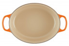 Le Creuset LE CREUSET Gourmet Br\u00e4ter Oval SIGNATURE rot LE CREUSET Gourmet Br>4ter Oval SIGNATURE