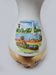 Lorenz Bavaria Ваза &quot;Киллесберг&quot; с обильной позолотой, 13 x 6см, Германия, 1960-70гг.