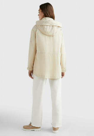 Tommy Hilfiger HOODED  Parka light sandalwood С КАПЮШОНОМ Парка светлое сандаловое дерево