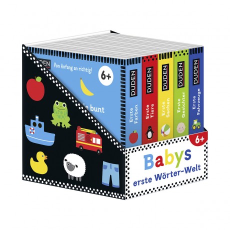 S. Fischer Verlag Duden 6+: Babys erste Worter-Welt (Wurfel) Duden 6+: первый мир слов ребенка (кости)
