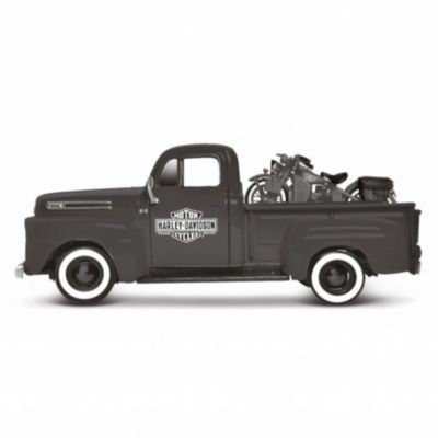 Maisto Modellauto Ford F1 Pick-Up 48 + Harley WLA Flathead 42 (Massstab 1:24) Модель автомобиля Ford F1 Pick-Up 48 + Harley WLA Flathead 42 (масштаб 1:24)
