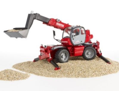 Bruder BRUDER 2129 Manitou Teleskopstabler MRT  2150 m. Zubehor Телескопический погрузчик BRUDER 2129 Manitou MRT 2150 с аксессуарами