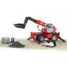 Bruder BRUDER 2129 Manitou Teleskopstabler MRT  2150 m. Zubehor Телескопический погрузчик BRUDER 2129 Manitou MRT 2150 с аксессуарами