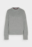 Tommy Hilfiger CABLE ALL OVER SWEATER Jumper heather grey СВИТЕР ПО ВСЕМУ КАБЕЛЮ джемперы серый вереск