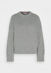 Tommy Hilfiger CABLE ALL OVER SWEATER Jumper heather grey СВИТЕР ПО ВСЕМУ КАБЕЛЮ джемперы серый вереск