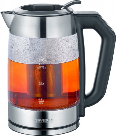 Severin Severin Standventilator Severin Wasserkocher Glas Edelstahl Вентилятор на пьедестале Severin Чайник Severin, стекло, нержавеющая сталь