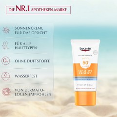 Eucerin Sun Creme LSF 50+  Солнцезащитный крем SPF 50+