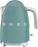 Smeg Smeg Wasserkocher Wasserkocher 1,7l Edelstahl 2400 Watt SMEG Emerald Green matt, 2400,00 W  Чайник Smeg чайник 1,7л нержавеющая сталь 2400 Вт SMEG Emerald Green матовый, 2400,00 Вт