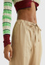 Tommy Hilfiger DRAWSTRING TWILL  Trousers beige САРЖА С КУЛИСАМИ Брюки бежевый