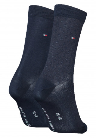 Tommy Hilfiger 2 PACK Socks navy 2 УПАКОВКИ носков военно-морской