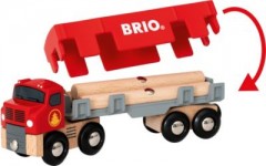 BRIO Holztransporter mit Magnetladung Транспортер древесины с магнитной нагрузкой