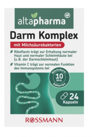 Altapharma Magen Darm 24 kapseln, Пробиотик: комплекс для здоровья микрофлоры кишечника, 24 капсулы