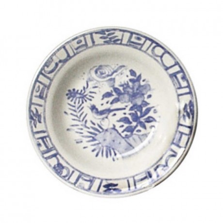 Gien Fayencerie Gien 'Oiseau Bleu monochrome' Suppenteller 23 cm Gien "Oiseau Bleu монохромный" Тарелка суповая 23 см