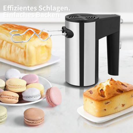 Hikeren Hikeren Handmixer 350W Elektro Mixer,5 Geschwindigkeiten,Mit Schneebesen,Ruhrstab Ручной миксер Hikeren Электрический миксер, 350 Вт, 5 скоростей, с венчиком, рурская палочка