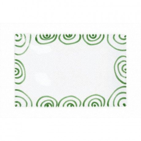 Gmundner Keramik Gmundner Keramik Grungeflammt Platte rechteckig 30x20x2,5 cm Тарелка Gmundner керамическая зеленая огненная прямоугольная 30x20x2,5 см