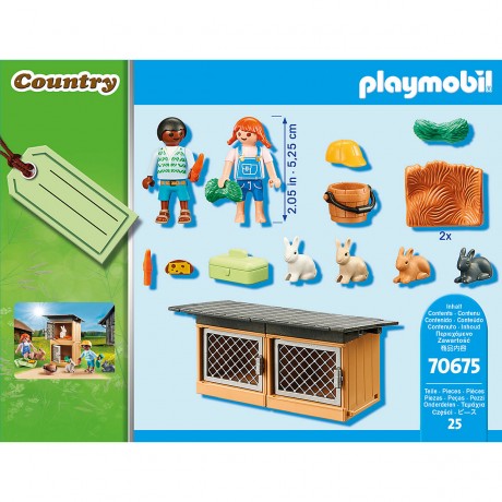 PLAYMOBIL PLAYMOBIL 70675 Geschenkset Kaninchenfutterung PLAYMOBIL 70675 Подарочный набор для кормления кроликов