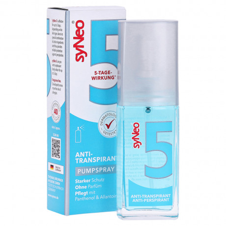 syNeo 5 Дезодорант антиперспирант спрей с защитой от пота до 5 дней 30 мл, 2 штуки