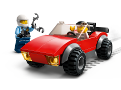 Lego Verfolgungsjagd mit dem Polizeimotorrad Полицейская погоня на мотоцикле