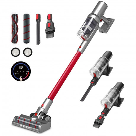 iceagle iceagle Akku-Stielstaubsauger Akku Staubsauger, 4 in 1 Staubsauger Kabellos, 27000Pa Saugleistung, mit LED-Beleuchtung Akku Staubsauger-004-A Беспроводной пылесос Iceagle, беспроводной пылесос, пылесос 4 в 1, беспроводной, мощность всасывания 2700