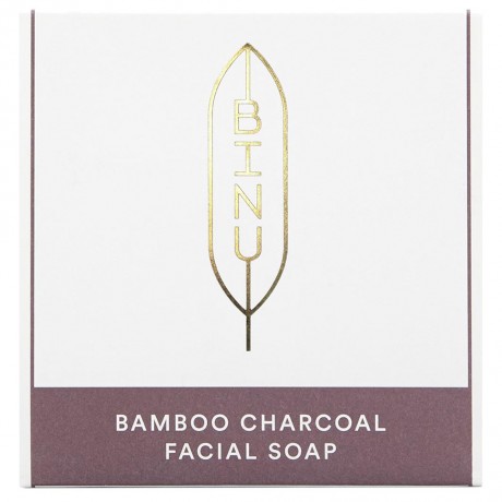 Binu Beauty Facial Soap Charcoal 100g Мыло для лица Древесный уголь 100г