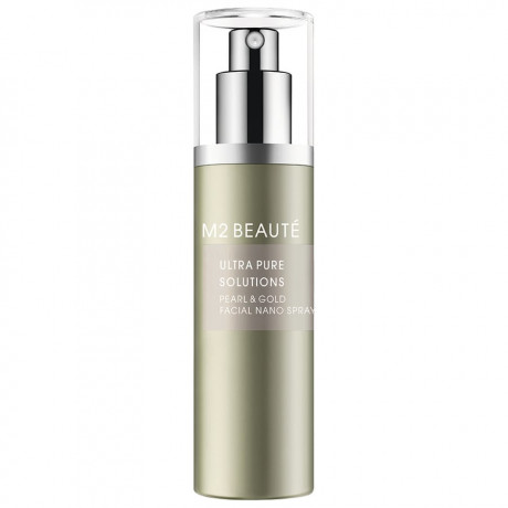 M2 Beaute Ultra Pure Solutions Pearl & Gold Facial Nano Spray Gesichtsspray Gesichtspflege, 75 мл