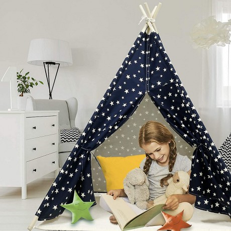Arkmiido® Kinderzelt Tipi Sternenhimmel Spielzelt Детская палатка вигвам звездное небо игровая палатка