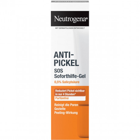 Neutrogena Anti-Pickel SOS Soforthilfe-Gel, 15 ml, Neutrogena Anti-Pickel SOS Точечный гель с салициловой кислотой для уменьшения прыщей и покраснений, 15 мл