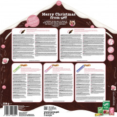 WOW Katzensnack Adventskalender 2026 228 g, WOW адвент-календарь лакомств для кошек 2026 с хрустящими и кремовыми снеками, 24 порции, 228 г
