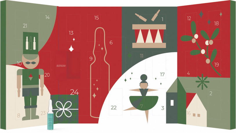 DR. GRANDEL Adventskalender, DR. GRANDEL косметический адвент-календарь с активными концентратами для лица, 25 ампул