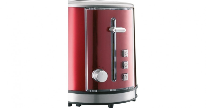 Grundig Grundig Red Sense Toaster TA 6330 rot/edelstahl, 950 Watt, fur 2 Scheiben Toast rot/edelstahl Grundig Red Sense Toaster TA 6330 красный/нержавеющая сталь, 950 Вт, на 2 ломтика тостов