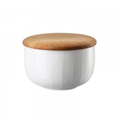 Arzberg Arzberg Joyn Weiss / Eiche Zuckerdose mit Holzdeckel aus Eiche 0,28 L Arzberg Joyn сахарница белая/дуб с деревянной крышкой из дуба 0,28 л