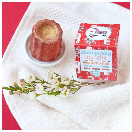Lamazuna Festes Shampoo Orange, Zimt & Sternanis fur normales Haar  Твердый шампунь Апельсин, Корица и Звездчатый анис для нормальных волос