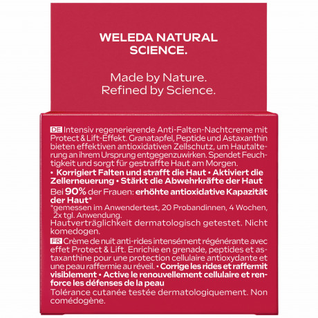 WELEDA Youth Power Nachtpflege Granatapfel, 40 ml, Ночной крем против морщин Youth Power с гранатом, пептидами и астаксантином, 40 мл