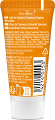 WELEDA Vitality - Vitalisierungsdusche Sanddorn, 20 ml, Облепиховый крем-гель для душа Vitality с натуральными эфирными маслами, дорожный формат, 20 мл