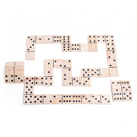 Woodyland Holzspielzeug XL Domino \/ Legespiel Деревянная игрушка домино XL / игра-укладка