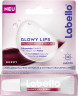 Labello Glowy Lips Berry LSF 30, Ягодный бальзам для губ с гиалуроновой кислотой и глицерином для увлажнения и глянцевого блеска, SPF 30, 10 мл