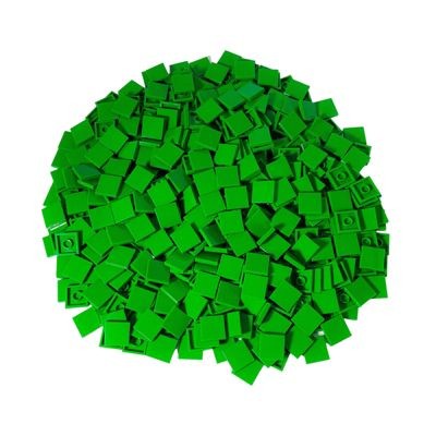 LEGO LEGO 2x2 Fliesen Grun - 50 Stuck - Green tile 3068b LEGO 2x2 Плитки Зеленые - 50 штук - Зеленая плитка 3068b