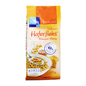Kölln Овсяные хлопья цельнозерновые с медом 375г