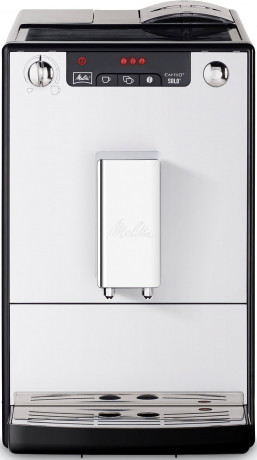 Melitta Melitta Kaffeevollautomat Solo E950-103, silber/schwarz, Perfekt fur Cafe creme Espresso, nur 20cm breit Полность автоматическая кофемашина Melitta Solo E950-103, серебристый/черный, идеально подходит для приготовления крем-эспрессо в кафе, шири