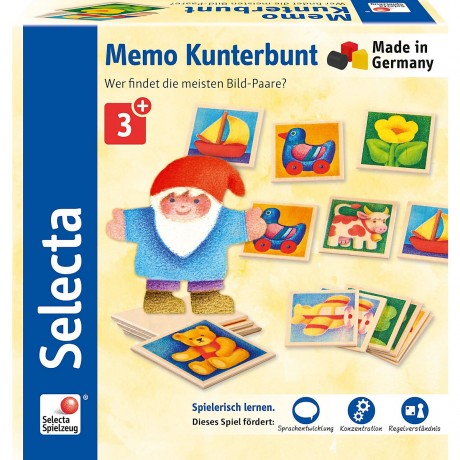 Selecta Memo Kunterbunt (Kinderspiel) Памятка Кунтербунт (детская игра)