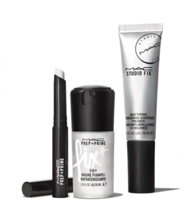 MAC Hypnotizing HolidayTricks of the Trade Kit, МАК Набор косметических средств для кожи лица Праймер+База для губ+Фиксирующее средство