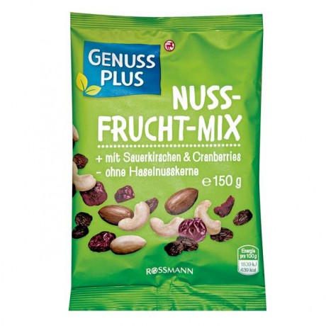 GENUSS PLUS Nuss-Frucht-Mix 150 г