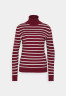 Tommy Hilfiger CABLE ROLL SWEATER Jumper stp rouge / ecru СВИТЕР CABLE ROLL Джемперы stp румяна / экрю