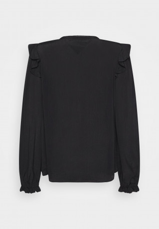 Tommy Hilfiger MOSS SOLID BLOUSE  Blouse black MOSS SOLID BLOUSE Блузка черный