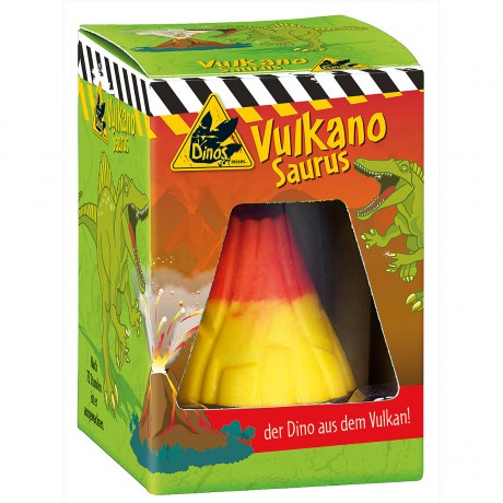 moses. Verlag VulkanoSaurus Schlupfender Dino aus dem Vulkan VulkanoSaurus Dino вылупляется из вулкана