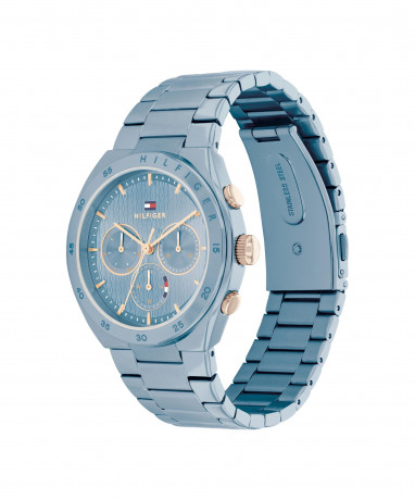 Tommy Hilfiger IP CASE DIAL WITH CG ACCENTS Chronograph watch blue IP CASE DIAL WITH CG ACCENTS Часы с хронографом синий