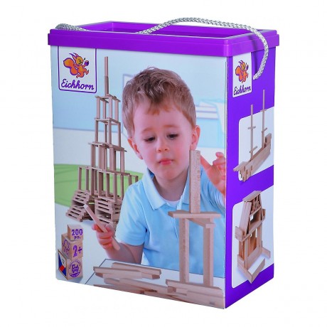 Eichhorn Holzbaukasten деревянный конструктор