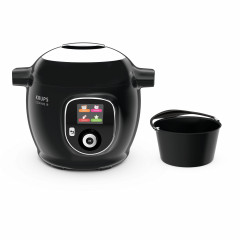 Krups Krups Multikocher Multikocher Cook4me+ Gourmet CZ7128, 1600 W, 6,00 l Schussel, 150 vorinstallierten Rezepten, Antihaft Kochbehalter  Мультиварка Krups Cook4me+ Gourmet CZ7128, 1600 Вт, чаша 6,00 л, 150 предустановленных рецептов, емкость для пригот